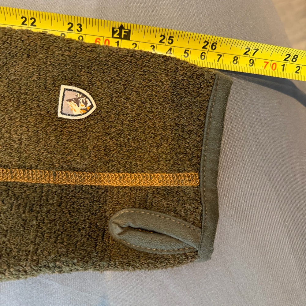 Kuhl Sweater Mens Large L Brown Alfpaca 1/4 Quarter Zip Pullover Outdoor - Picture 8 of 8